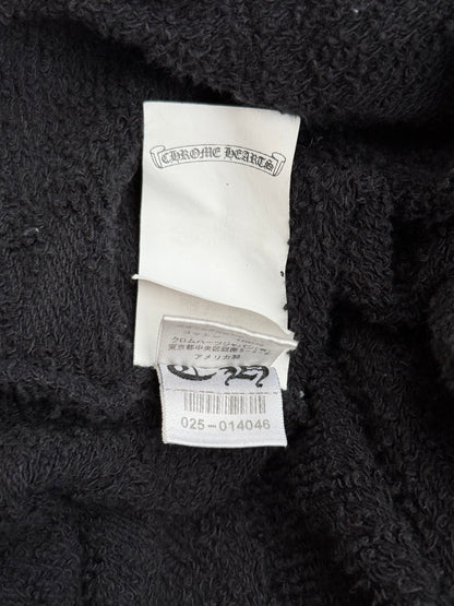 Chrome Hearts Black Cross Jacquard Embroidered Sweater Hoodie