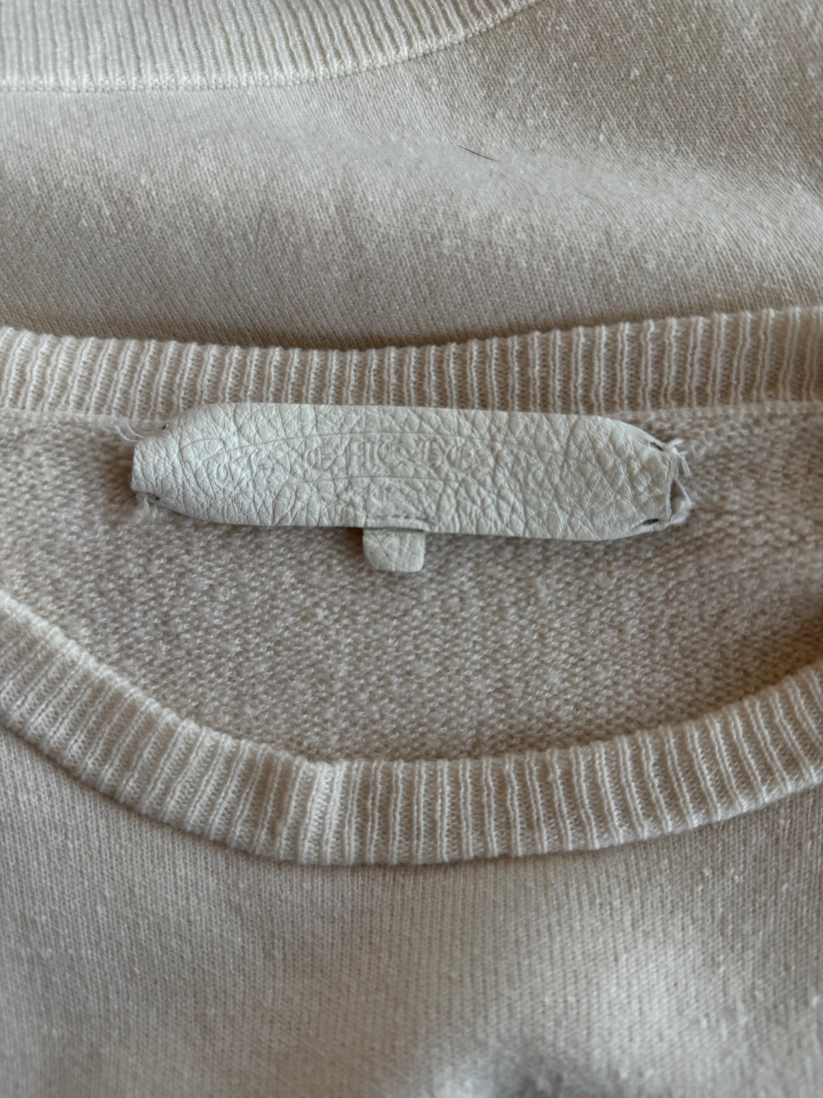 Chrome Hearts Beige & Black Embroidered Cashmere Sweater