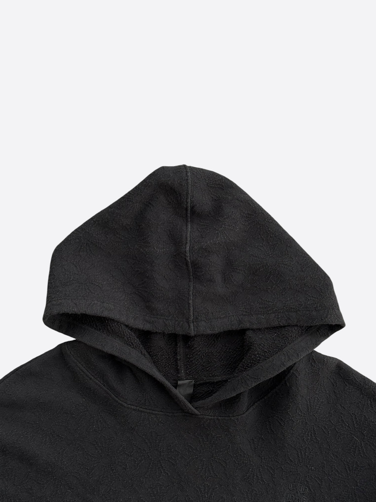 Chrome Hearts Black Cross Jacquard Embroidered Sweater Hoodie