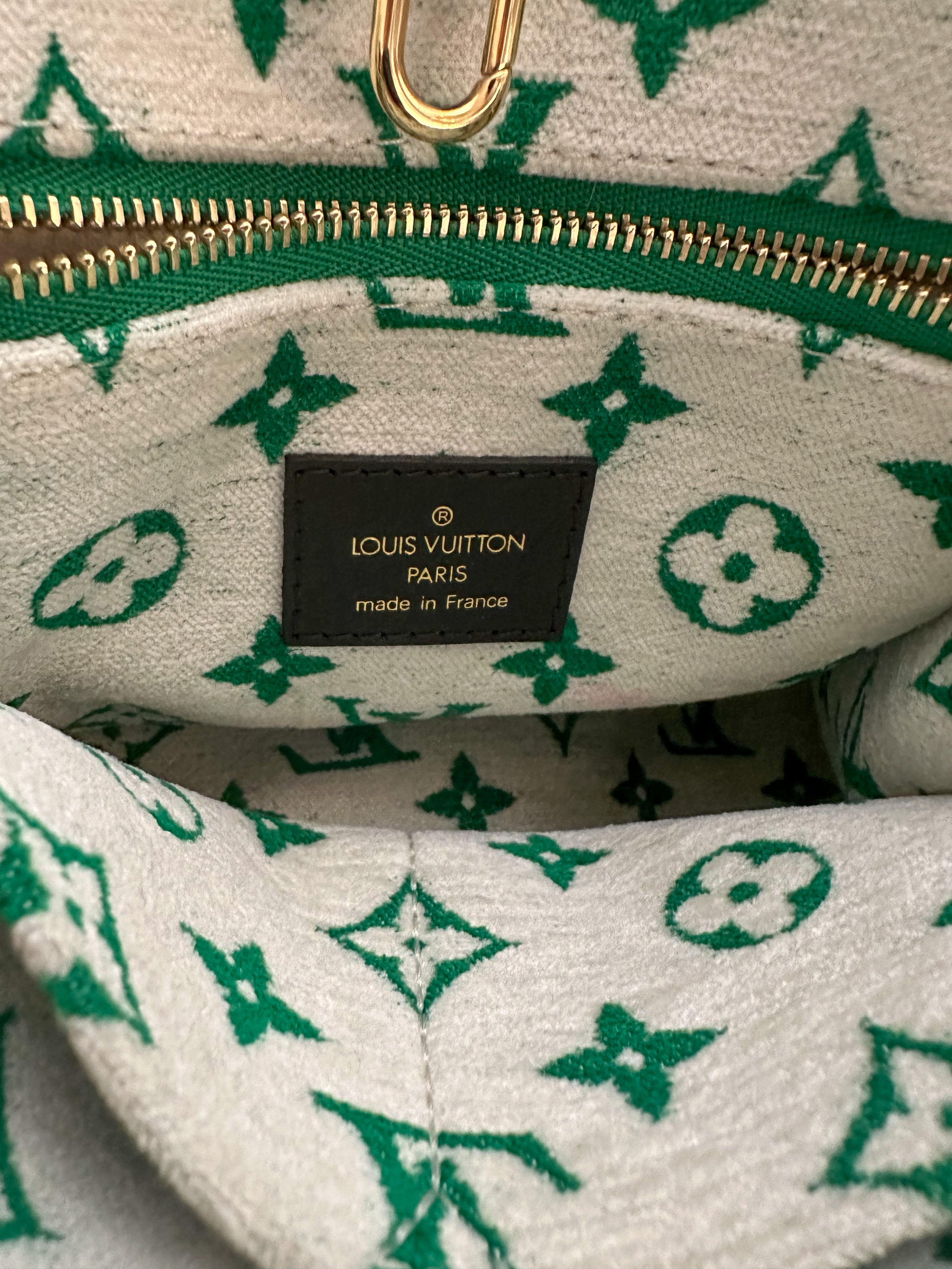 Louis vuitton green monogram bag hot sale