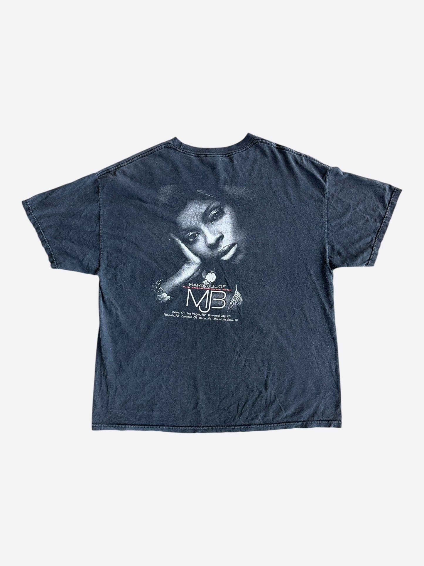 Vintage Black Mary J. Blige The Breakthrough Tour T-Shirt