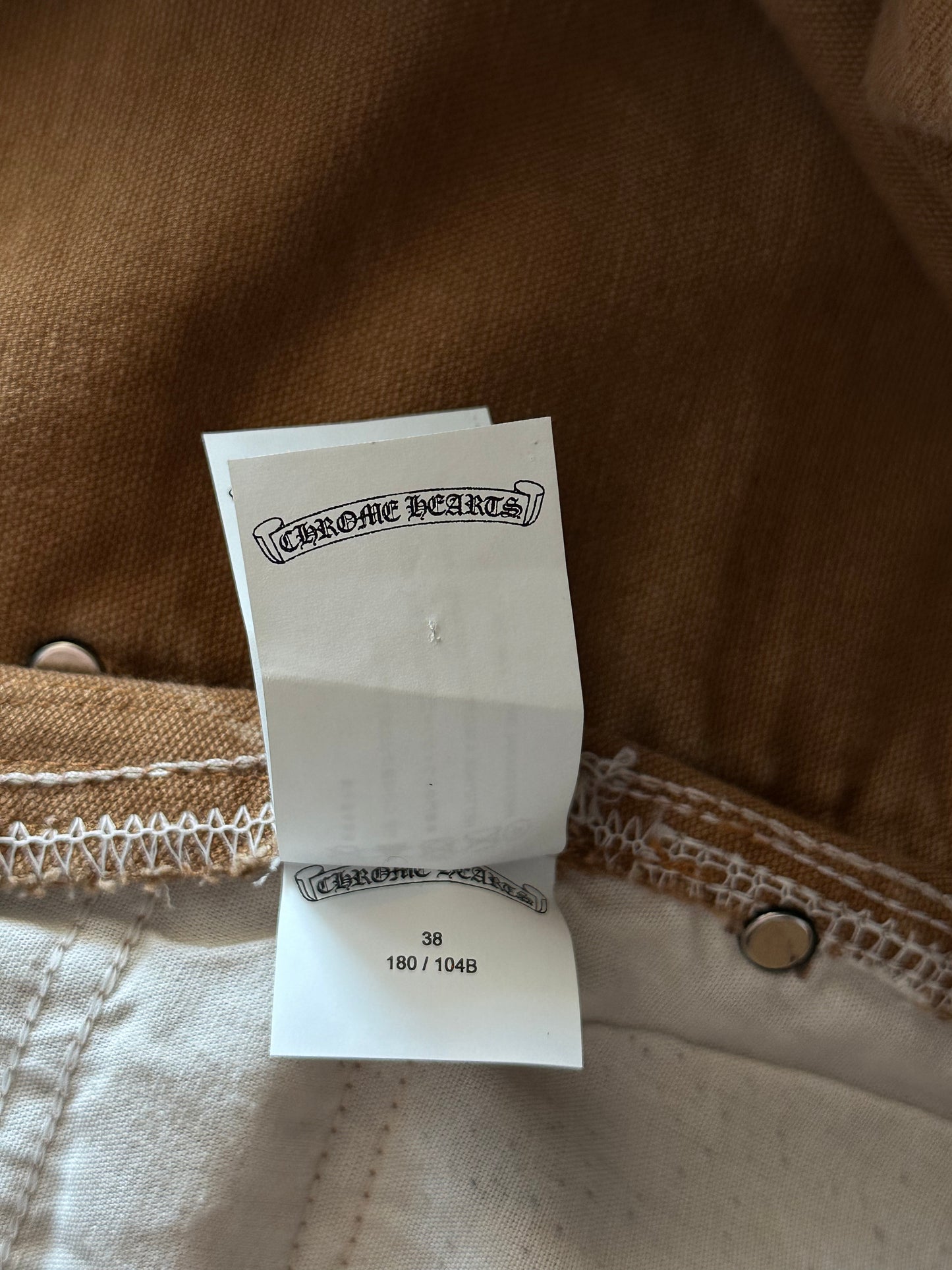Chrome Hearts Carhartt Tan Sex Records Cross Patch Carpenter Jeans