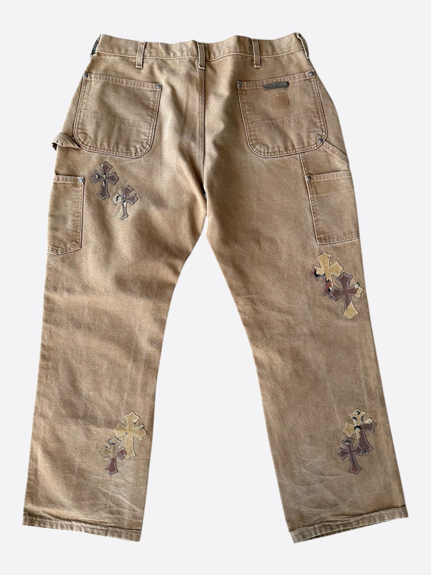 Chrome Hearts Carhartt Tan Sex Records Cross Patch Carpenter Jeans