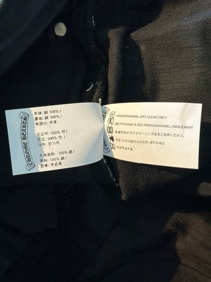 Chrome Hearts Black Cross Patch Jeans