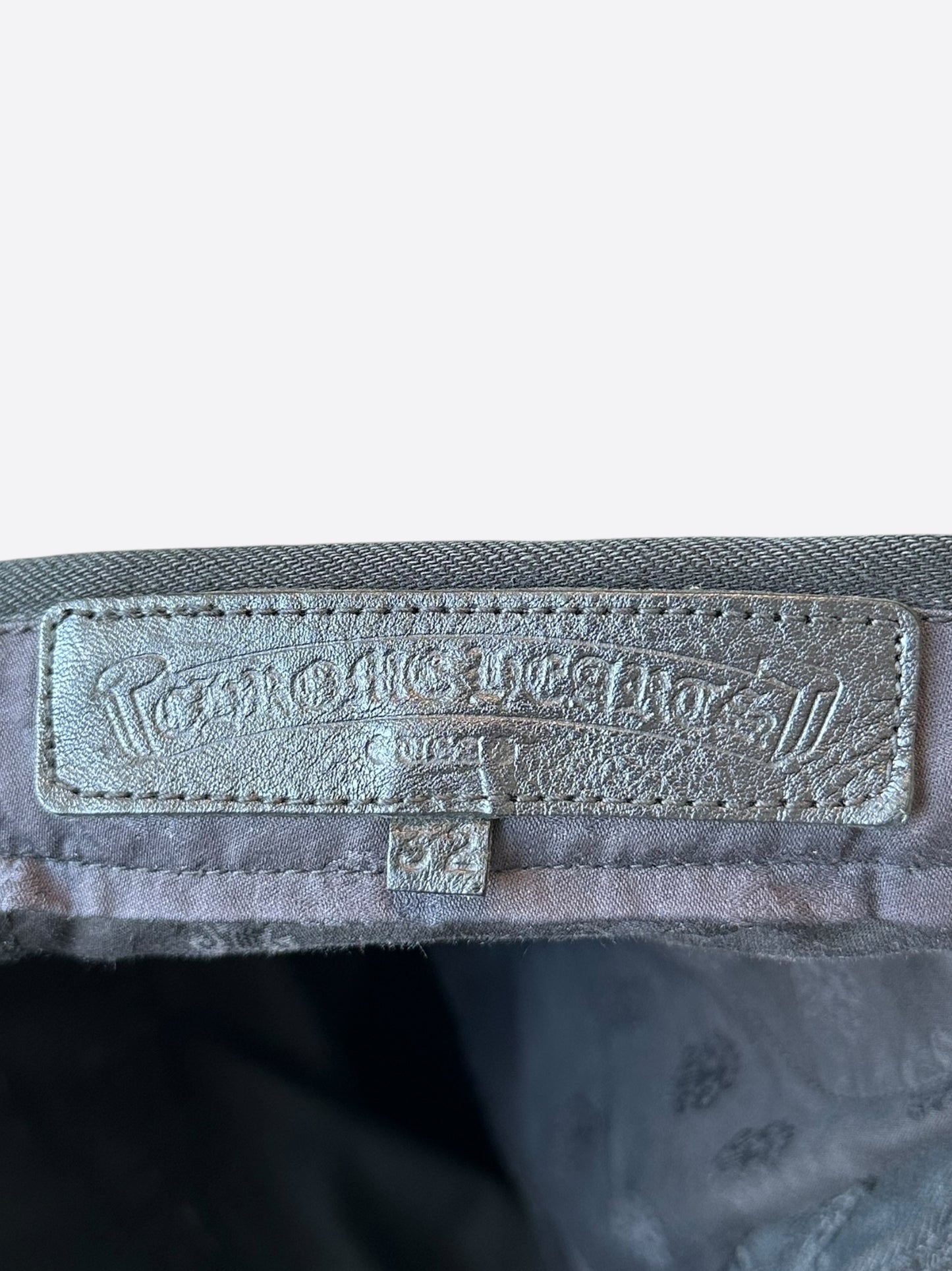 Chrome Hearts Black Cross Patch Jeans