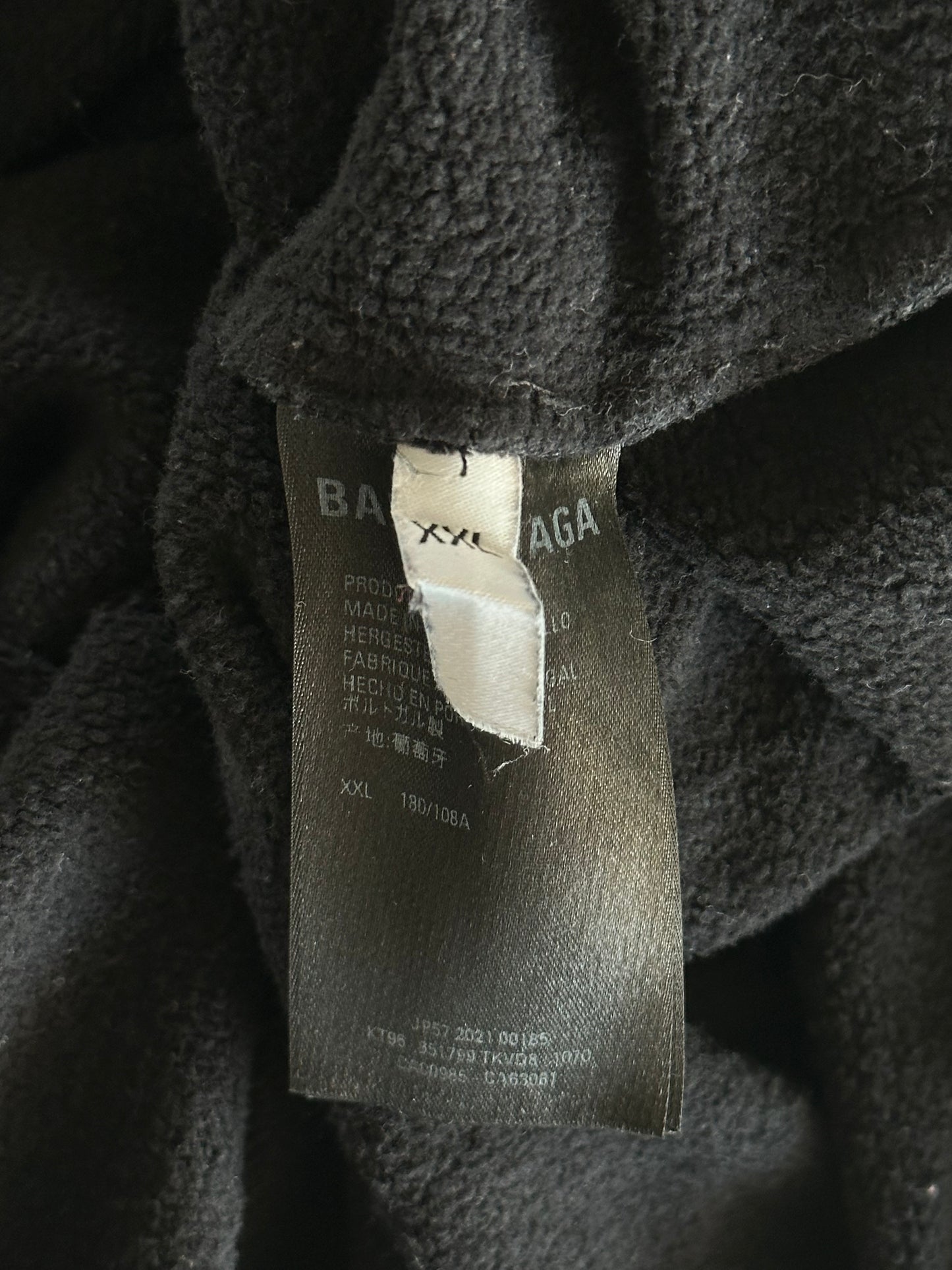 Balenciaga Black NASA Patch Hoodie