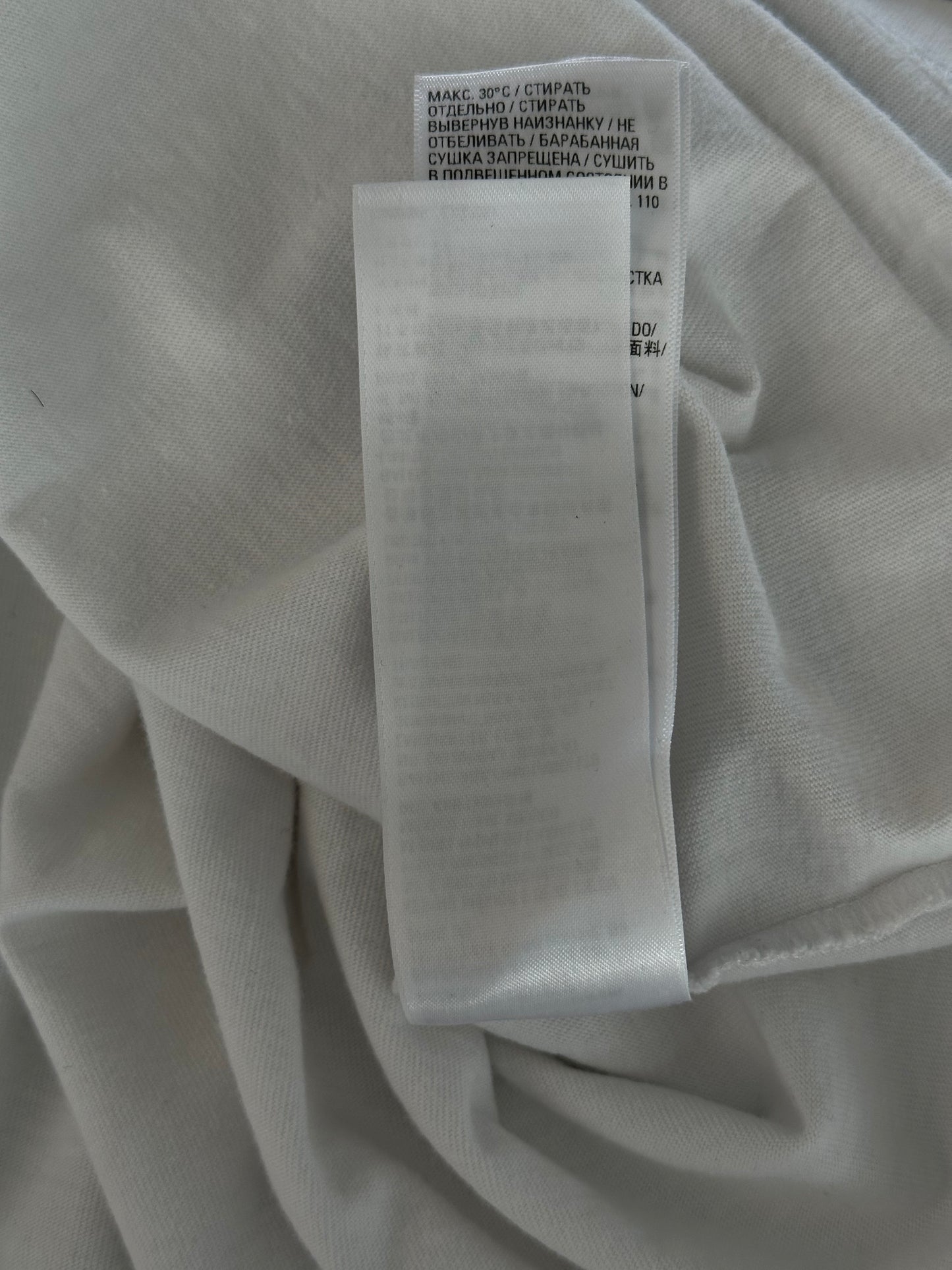 Balenciaga White & Black BB Logo T-Shirt
