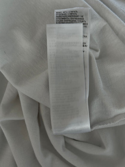 Balenciaga White & Black BB Logo T-Shirt
