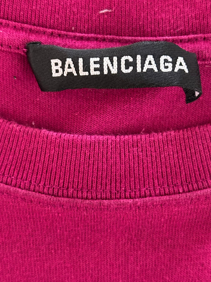 Balenciaga Pink & Black The New Logo Sweater