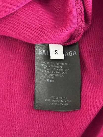 Balenciaga Pink & Black The New Logo Sweater