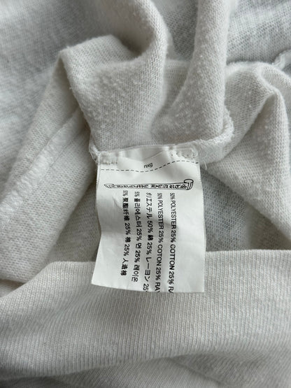 Chrome Hearts White & Black Cross Logo Zip Up Hoodie