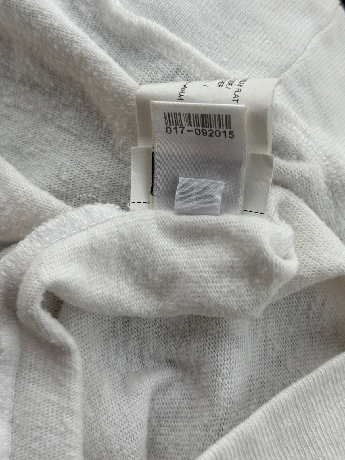 Chrome Hearts White & Black Cross Logo Zip Up Hoodie