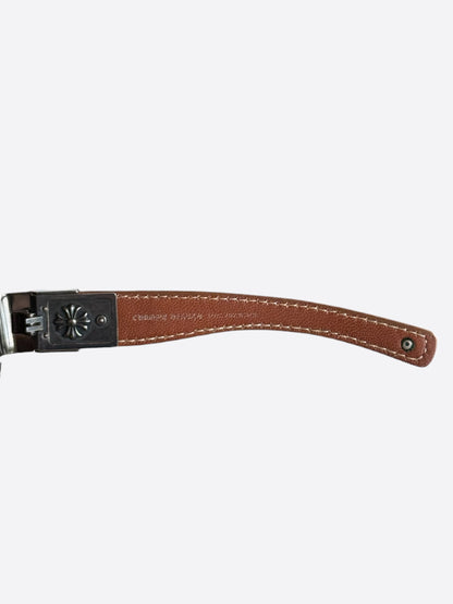 Chrome Hearts Brown & Silver Deviant Sunglasses