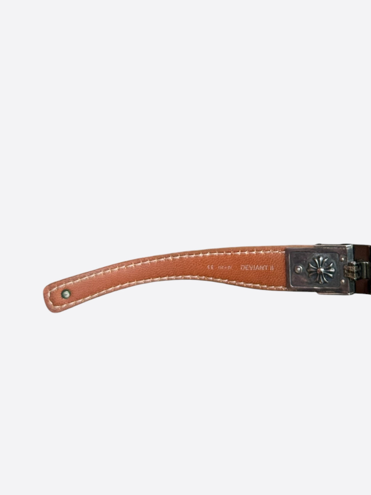 Chrome Hearts Brown & Silver Deviant Sunglasses