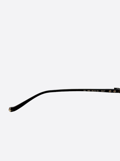 Chrome Hearts Black & Silver Bait Sunglasses