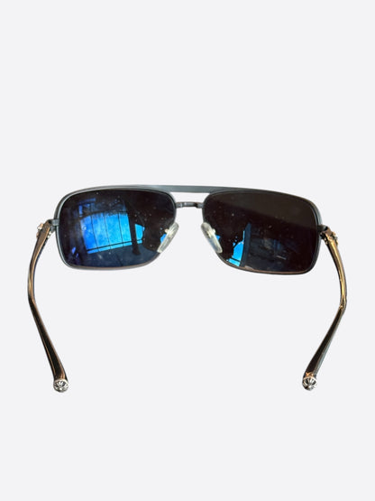 Chrome Hearts Black & Silver Bait Sunglasses