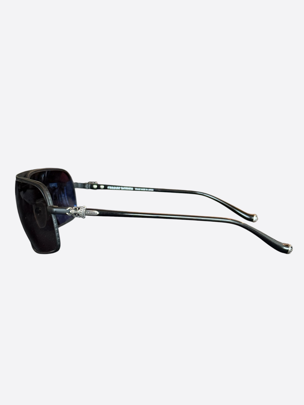 Chrome Hearts Black & Silver Bait Sunglasses