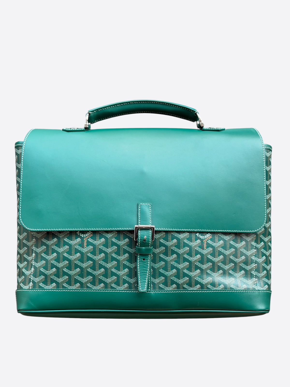 Goyard Green Citadin Messenger Bag