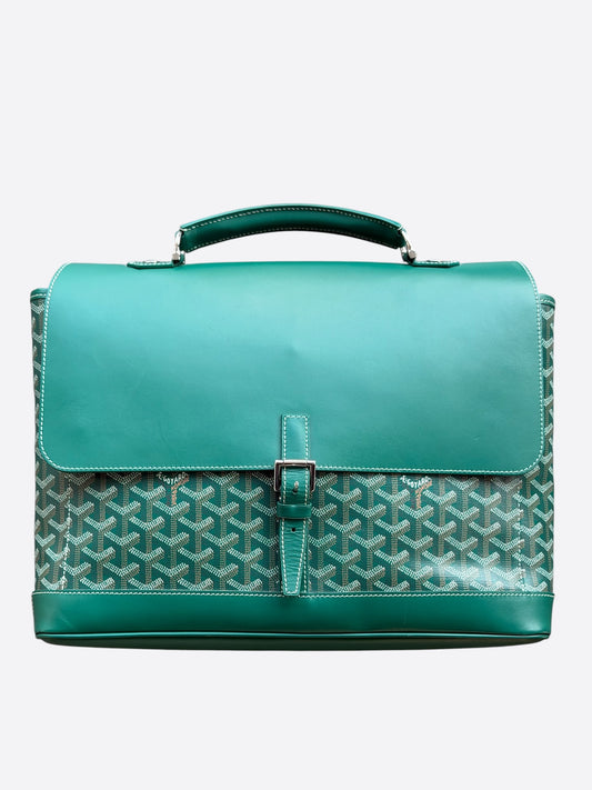 Goyard Green Citadin Messenger Bag