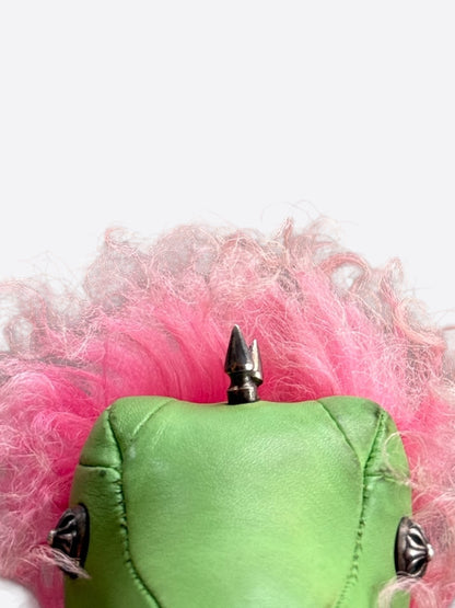 Chrome Hearts Green & Pink Dinosaur Bag Charm
