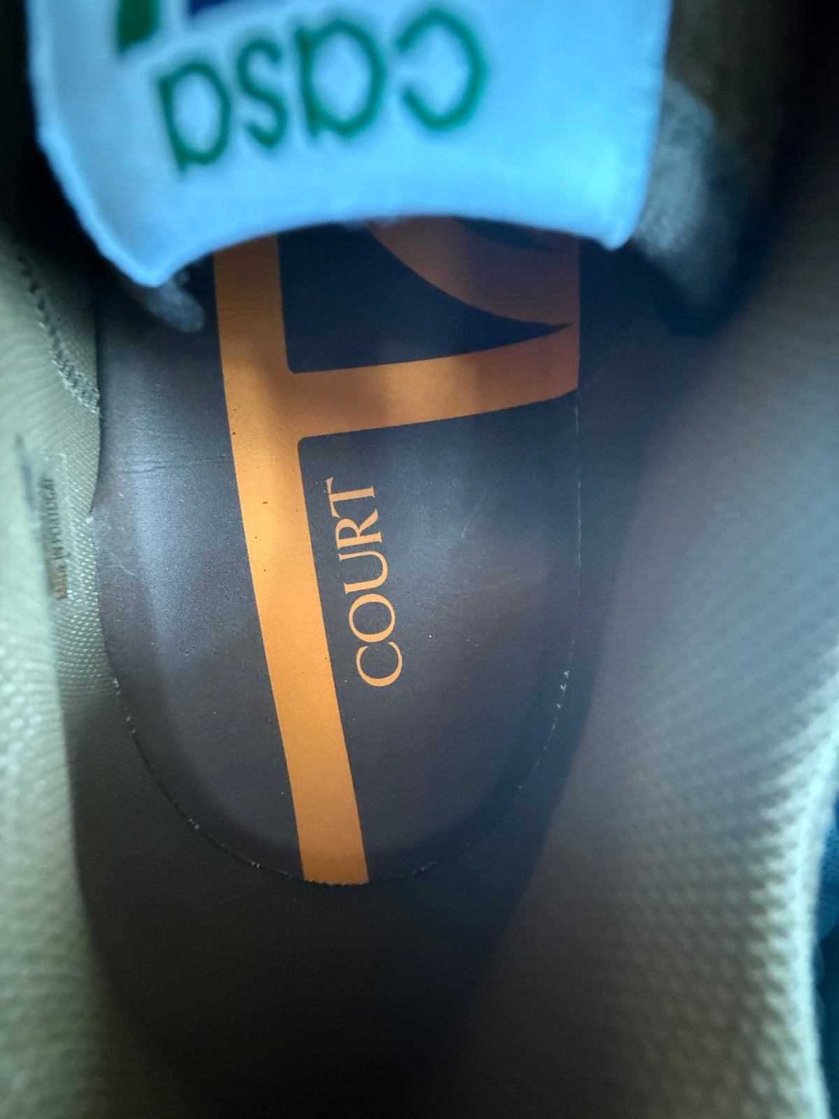Casablanca Brown Suede Court Sneakers