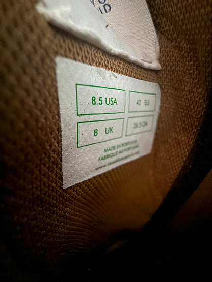 Casablanca Brown Suede Court Sneakers