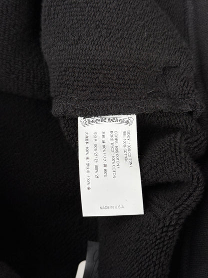 Chrome Hearts Black CH Logo Embroidered Sweatpants