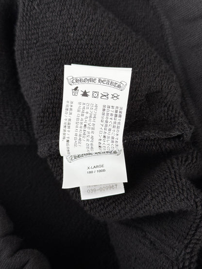 Chrome Hearts Black CH Logo Embroidered Sweatpants