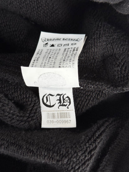 Chrome Hearts Black CH Logo Embroidered Sweatpants
