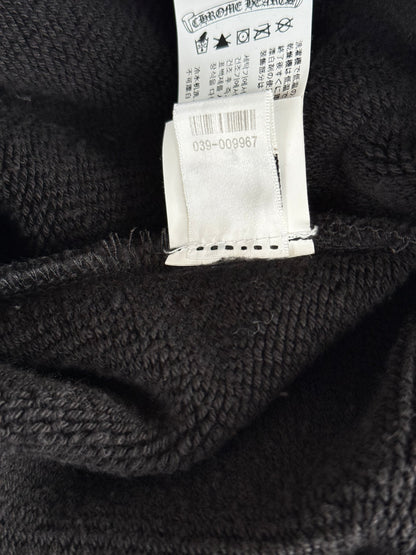 Chrome Hearts Black CH Logo Embroidered Sweatpants