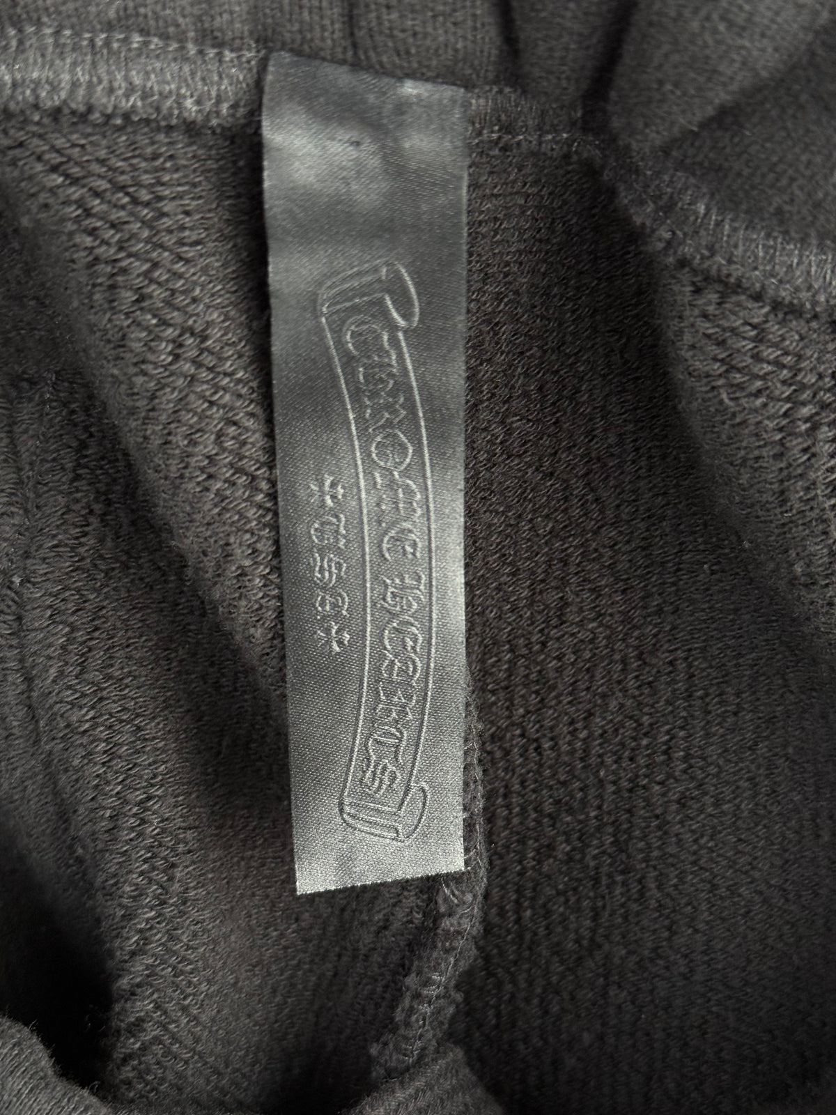Chrome Hearts Black CH Logo Embroidered Sweatpants