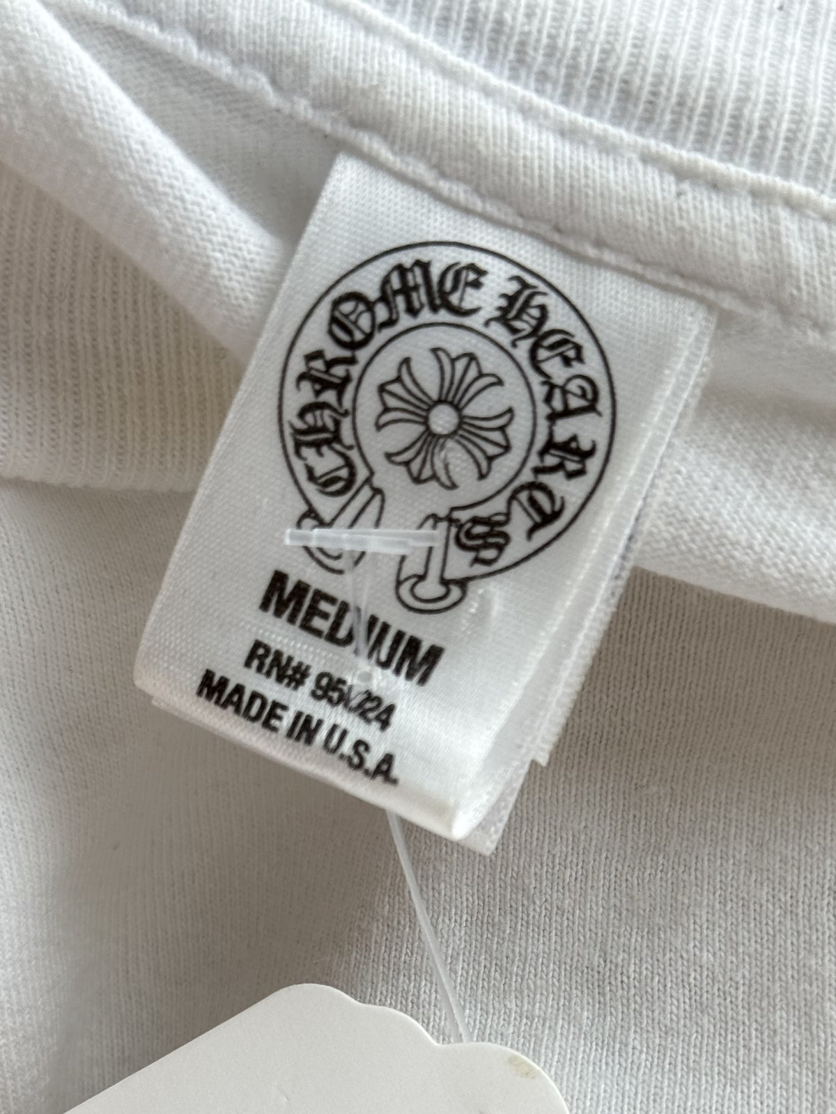 Chrome Hearts White & Black RS3 Logo T-Shirt