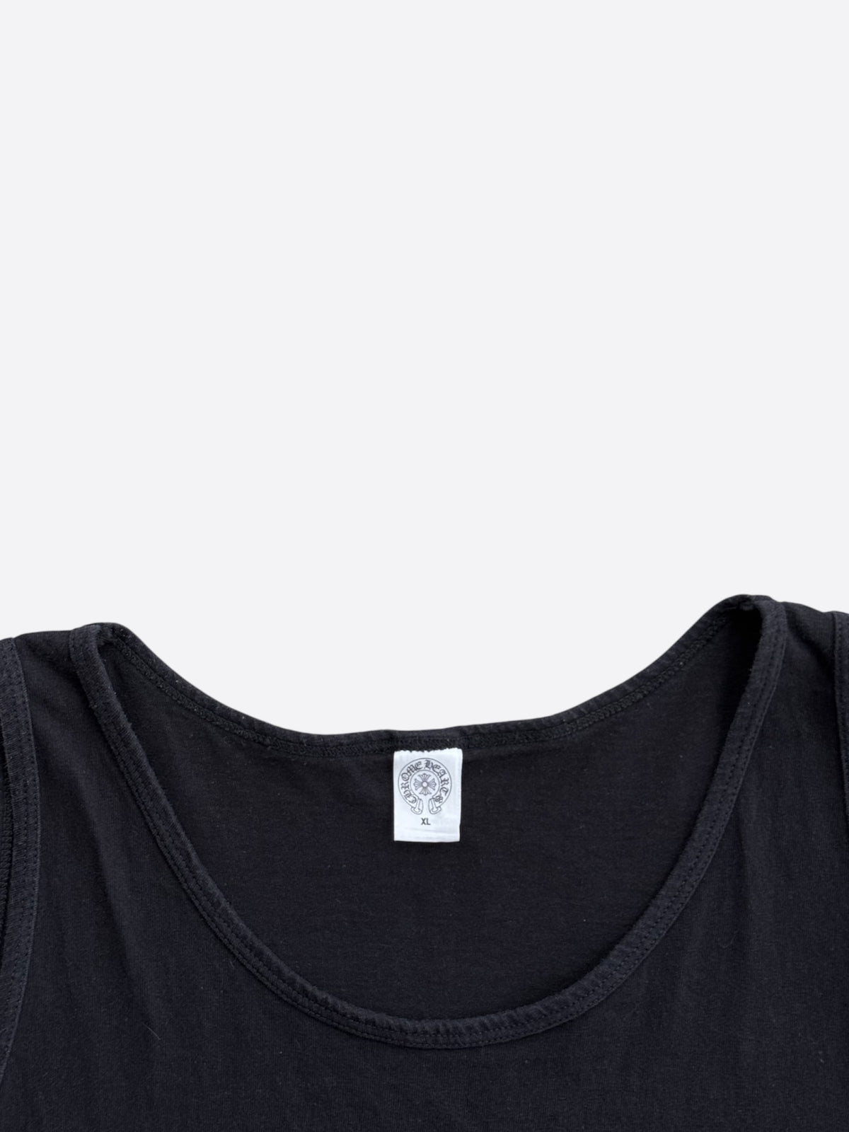 Chrome Hearts Black & White Foti Graphic Tank Top