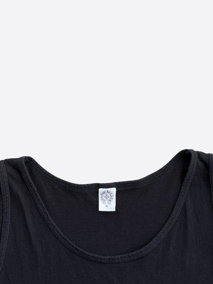 Chrome Hearts Black & White Foti Graphic Tank Top