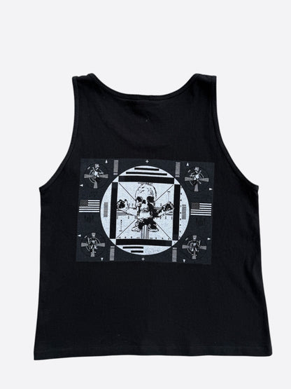 Chrome Hearts Black & White Foti Graphic Tank Top