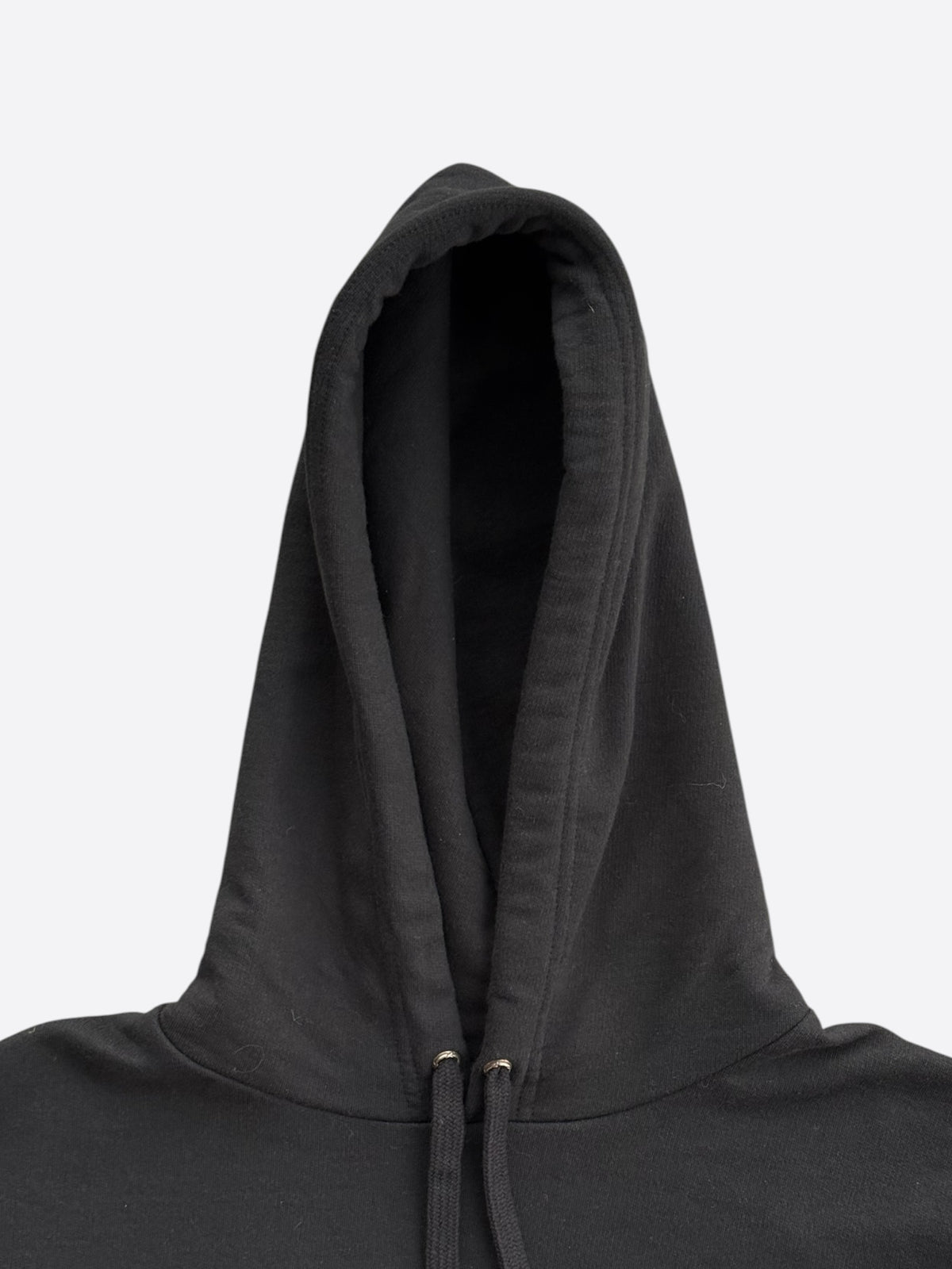 Chrome Hearts Black & Silver Foil Script Logo Hoodie