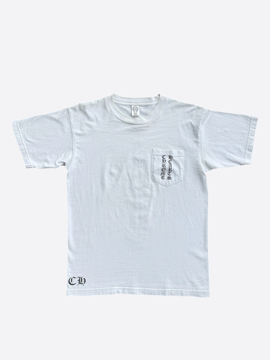 Chrome Hearts White & Black RS3 Logo T-Shirt