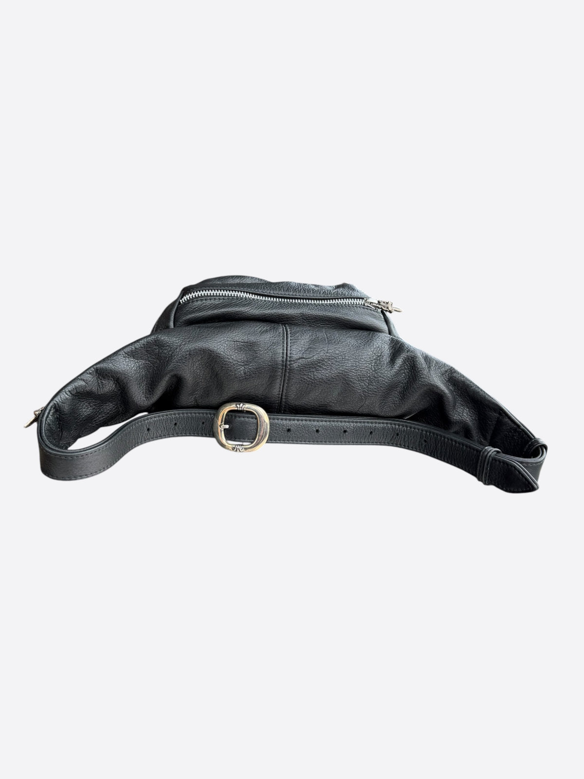 Chrome Hearts Black Leather Snat Pack