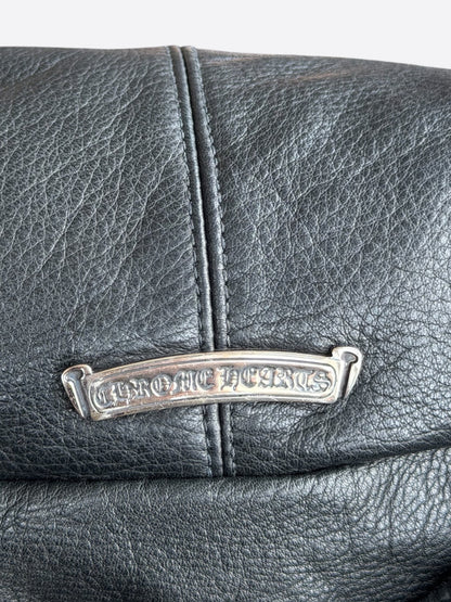 Chrome Hearts Black Leather Snat Pack