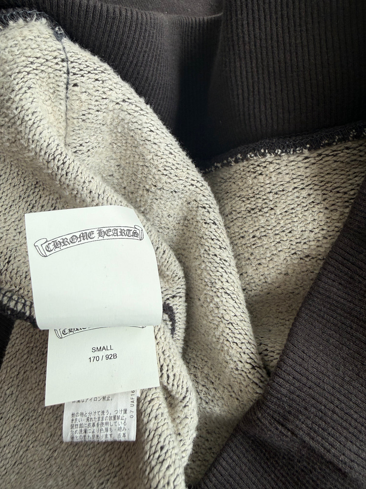 Chrome Hearts Khaki & Black Embroidered Logo Hoodie