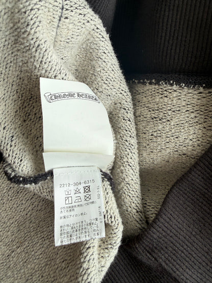 Chrome Hearts Khaki & Black Embroidered Logo Hoodie