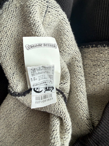 Chrome Hearts Khaki & Black Embroidered Logo Hoodie