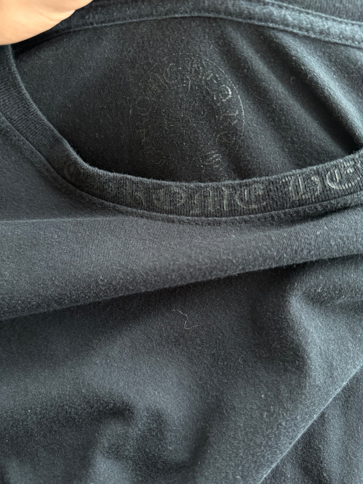 Chrome Hearts Black Sunset Gradient Horseshoe Longsleeve T-Shirt