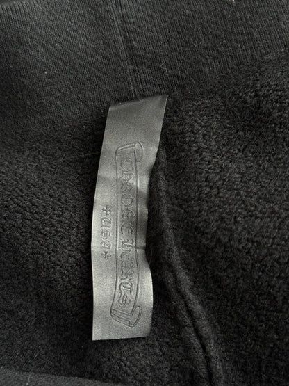 Chrome Hearts Black & White Floral Embroidered Cashmere Sweatpants