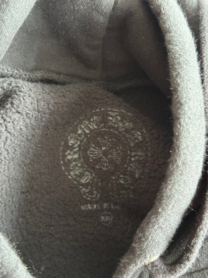 Chrome Hearts Black & White T-Bar Logo Hoodie