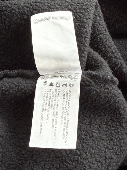 Chrome Hearts Black & White T-Bar Logo Hoodie