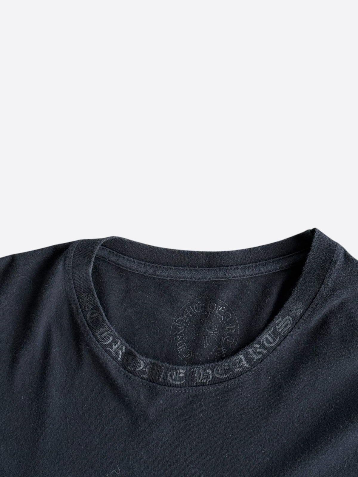 Chrome Hearts Black Sunset Gradient Horseshoe Longsleeve T-Shirt