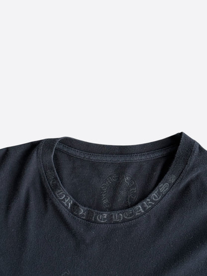 Chrome Hearts Black Sunset Gradient Horseshoe Longsleeve T-Shirt