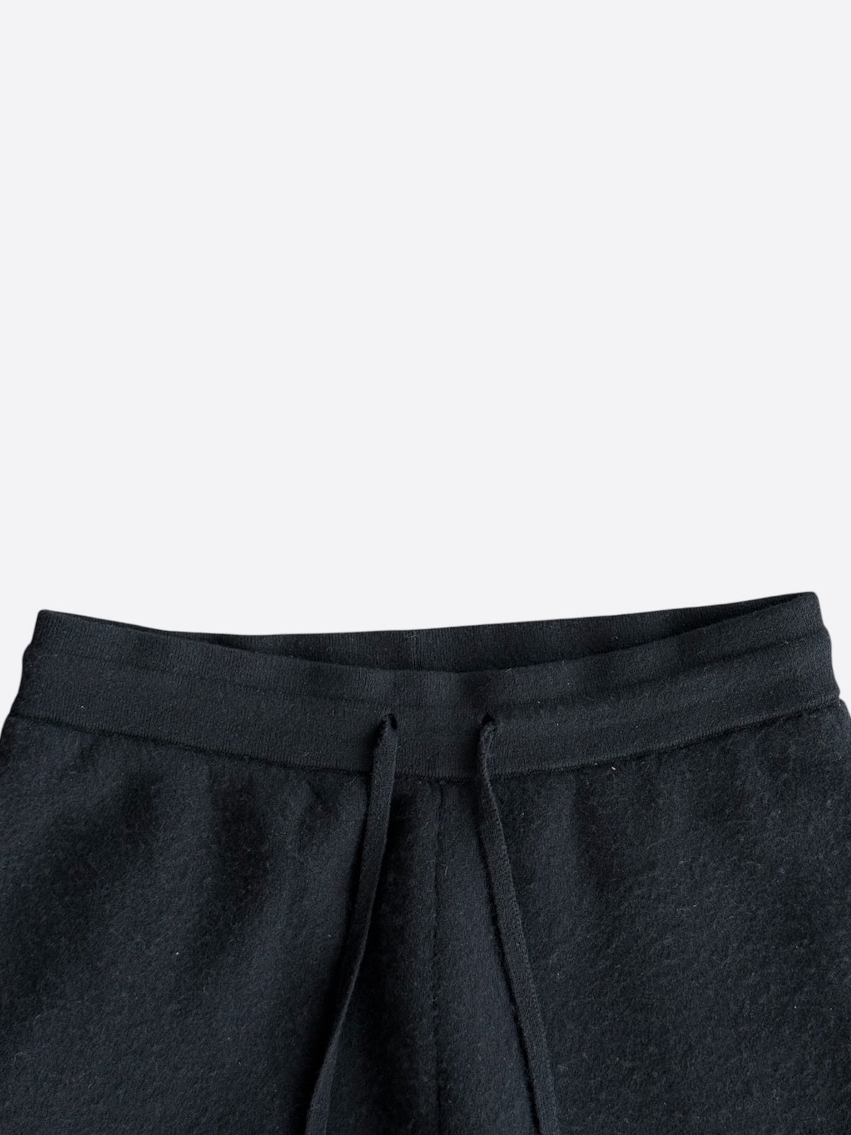 Chrome Hearts Black & White Floral Embroidered Cashmere Sweatpants