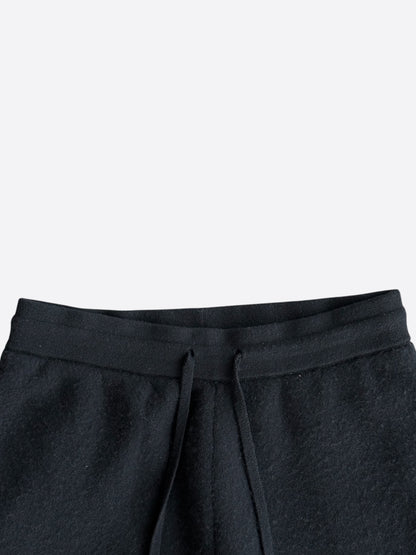 Chrome Hearts Black & White Floral Embroidered Cashmere Sweatpants